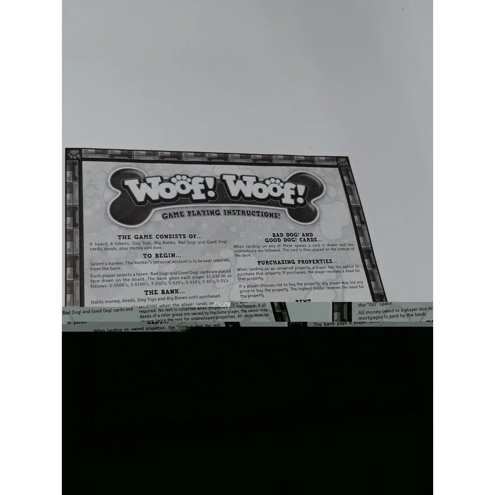 Pugopoly Monopoly Pug Dog Board Game Late for the Sky Complete